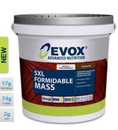 EVOX 5XL FORMIDABLE MASS CHOCOLATE 2KG.
