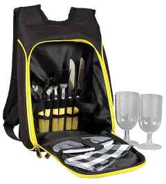 Cheese & Wine Picnic Backpack.