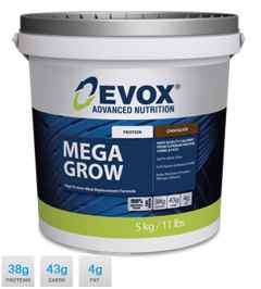 EVOX MEGA-GROW CHOCOLATE 5KG.