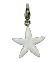 Bad Girl Starfish Charm - White.