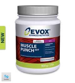 EVOX MUSCLE PUNCH 3DT BERRY 900G.
