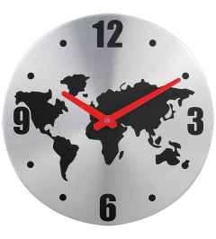 World Map Wall Clock.