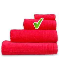 Pocketowel Hand Towel 50X91 - Fiesta red.