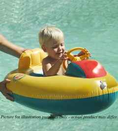 Toddler swim swimming pool boat.