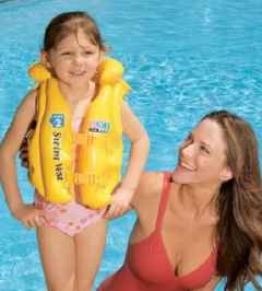 inflatable children's lifejackets/buoyancy vest jacket.