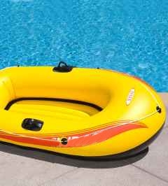 1 one person rigid inflatable rafting boat.